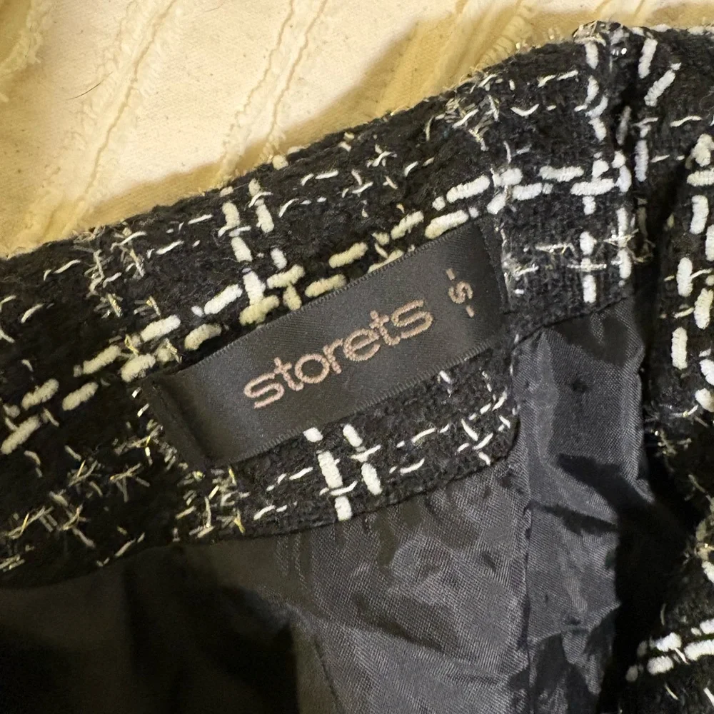 Storets - Black & White Tweed “Ayla” Skort Set - S (fits XS) - Picture 5 of 5